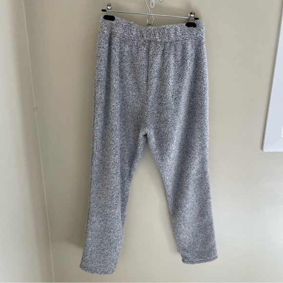 Fun Sport Tie Waist Fleece Lounge Pant.. Heather Grey, NWT, Size M - Picture 2 of 5